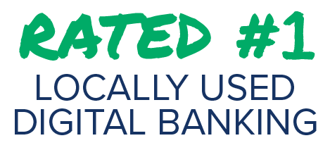 Rated #1 locally used digital banking